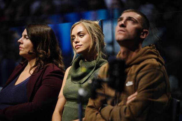 Laila Hasanovic during the singles tennis match of the ATP, Tennis Herren World Tour Finals Italy s Jannik Sinner vs Germany s Alexander Zverev at the Inalpi Arena in Turin, Italy - Wednesday, Nov. 12, 2025. -  Copyright: xMarcoxAlpozzi LaPressex