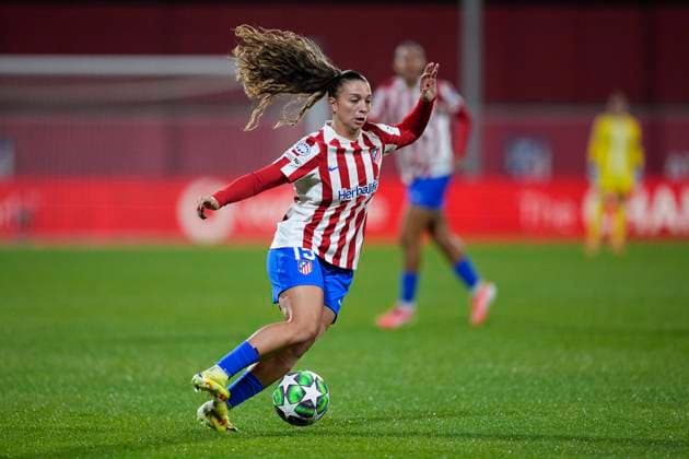 November 12, 2025, Alcala De Henares, Madrid, Spain: Silvia Lloris Nicolas of Atletico de Madrid in action during the UEFA WomenÃ¢â‚¬â ¢s Champions League 2025 26 League Phase MD3, football match played between Atletico de Madrid and Juventus FC at Centro Deportivo Alcala de Henares on November 12, 2025, in Alcala de Henares, Madrid, Spain. Alcala De Henares Spain - ZUMAa181 20251112_zaa_a181_275 Copyright: xOscarxJ.xBarrosox