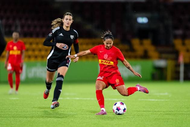 FC Nordsjaelland v Mura, UEFA Women™s Europa Cup, Farum, Denmark Farum, Denmark. 12th, November 2025. Simone Andersen (17) of FC Nordsjaelland seen during the UEFA Women™s Europa Cup match between FC Nordsjaelland and Mura at Right to Dream Park in Farum. Denmark, Farum  Copyright: xGonzalesxPhoto TobiasxJorgensenx