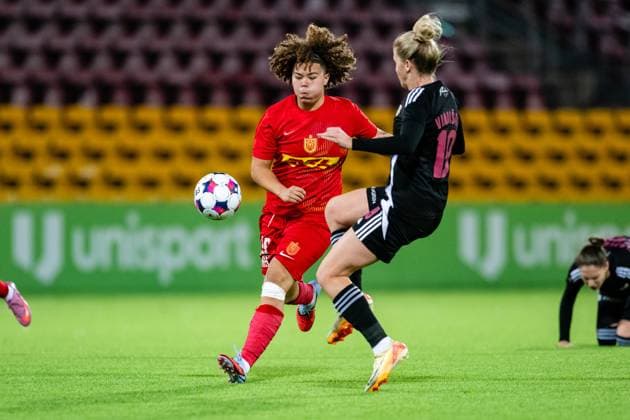 FC Nordsjaelland v Mura, UEFA Women™s Europa Cup, Farum, Denmark Farum, Denmark. 12th, November 2025. Thea Petersen (29) of FC Nordsjaelland seen during the UEFA Women™s Europa Cup match between FC Nordsjaelland and Mura at Right to Dream Park in Farum. Denmark, Farum  Copyright: xGonzalesxPhoto TobiasxJorgensenx