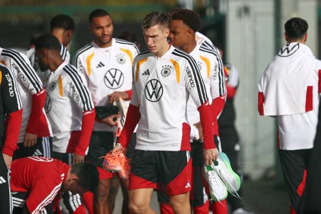 Football, World Cup qualifiers, Germany national team, Training