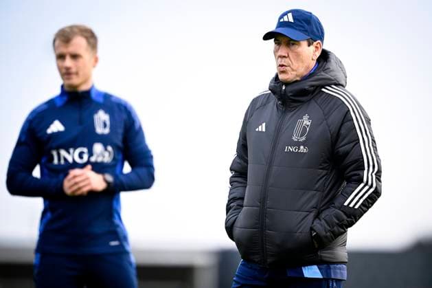 Kazakhstan v Belgium - FIFA World Cup, WM, Weltmeisterschaft, Fussball 2026 UEFA Qualifier - Media Activities 13 11 2025 TUBIZE, BELGIUM - NOVEMBER 13 : Garcia Rudi head coach of Belgium pictured during a training session of the Belgian National Football team prior to the FIFA World Cup 2026 European Qualifiers match between Kazakhstan and Belgium on November 13, 2025 in Tubize, Belgium, 13 11 2025  Copyright: xTomasxSiskx