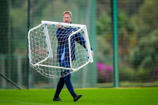 251113 Head coach Graham Potter of the Swedish national football team during a training session on November 13, 2025 in Marbella Photo Joel Marklund BILDBYRAN kod JM JM0748 bbeng fotboll football soccer fotball vm kval fifa world cup qualifier träning practice training sverige sweden sverige a  Copyright: JOELxMARKLUND BB251113JM025