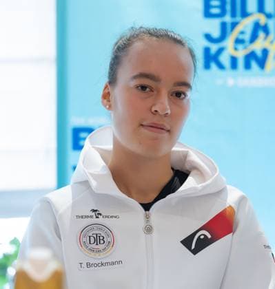 Billie Jean King Cup 2025 Play Offs, TC Ismaning, Munich, Germany, Team Germany Press conference, press conference,Tessa Brockmann Copyright: xJuergenxHasenkopfx