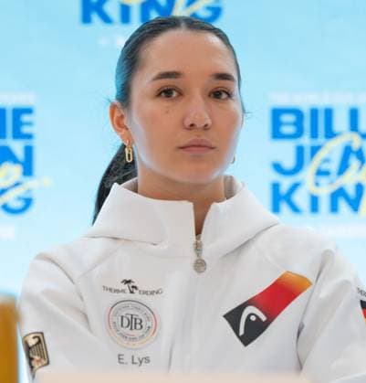 Billie Jean King Cup 2025 Play Offs, TC Ismaning, Munich, Germany, Team Germany Press conference, press conference,Eva Lys Copyright: xJuergenxHasenkopfx