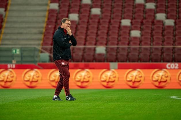 Jan Urban seen during Training session during november 2025 international break of Polish national team, Nationalteam (Kazimierz Koper Ball Raw Images) Warsaw PGE Narodowy Poland Copyright: xKazimierzxKoperx DSC02358