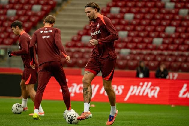 Przemyslaw Wisniewski seen during Training session during november 2025 international break of Polish national team, Nationalteam (Kazimierz Koper Ball Raw Images) Warsaw PGE Narodowy Poland Copyright: xKazimierzxKoperx DSC02365