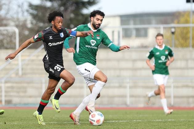 Football, Test match, 1. FC Magdeburg - 1. FC Schweinfurt 05