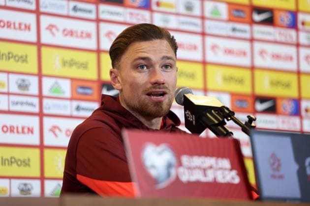 WARSZAWA 13.11.2025 KONFERENCJA PRASOWA REPREZENTACJI POLSKI --- POLISH FOOTBALL national team, Nationalteam press conference, PK, Pressekonferenz IN WARSAW MATTY CASH FOT. PIOTR KUCZA FOTOPYK NEWSPIX.PL --- newspix.pl POLAND OUT! 