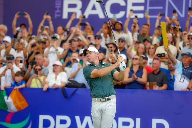 DUBAI, UNITED ARAB EMIRATES - 13.11.2025: Rory MCILROY (NIR) DP World Tour Championship Dubai at Jumeirah Golf Estates on November 13, 2025 in Dubai, United Arab Emirates.