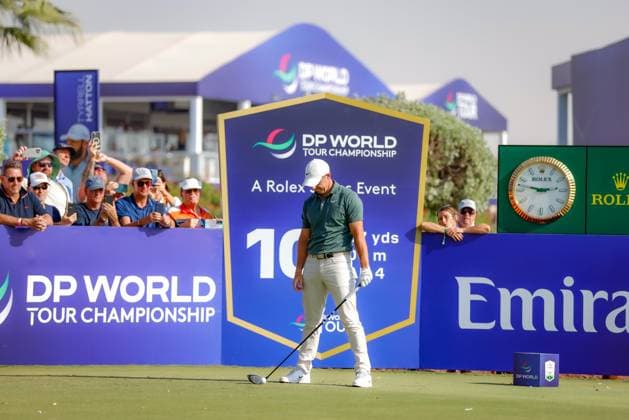 DUBAI, UNITED ARAB EMIRATES - 13.11.2025: Rory MCILROY (NIR) DP World Tour Championship Dubai at Jumeirah Golf Estates on November 13, 2025 in Dubai, United Arab Emirates.
