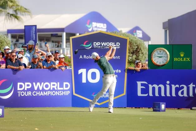 DUBAI, UNITED ARAB EMIRATES - 13.11.2025: Rory MCILROY (NIR) DP World Tour Championship Dubai at Jumeirah Golf Estates on November 13, 2025 in Dubai, United Arab Emirates.