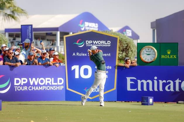 DUBAI, UNITED ARAB EMIRATES - 13.11.2025: Rory MCILROY (NIR) DP World Tour Championship Dubai at Jumeirah Golf Estates on November 13, 2025 in Dubai, United Arab Emirates.