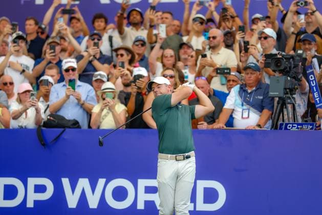 DUBAI, UNITED ARAB EMIRATES - 13.11.2025: Rory MCILROY (NIR) DP World Tour Championship Dubai at Jumeirah Golf Estates on November 13, 2025 in Dubai, United Arab Emirates.
