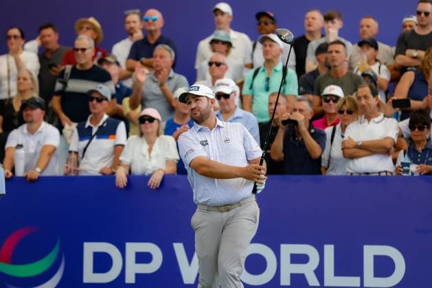 DUBAI, UNITED ARAB EMIRATES - 13.11.2025: Thriston LAWRENCE (RSA) DP World Tour Championship Dubai at Jumeirah Golf Estates on November 13, 2025 in Dubai, United Arab Emirates.