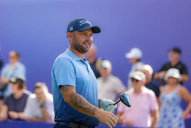 DUBAI, UNITED ARAB EMIRATES - 13.11.2025: Andy SULLIVAN (ENG) DP World Tour Championship Dubai at Jumeirah Golf Estates on November 13, 2025 in Dubai, United Arab Emirates.
