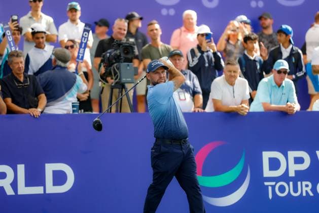 DUBAI, UNITED ARAB EMIRATES - 13.11.2025: Andy SULLIVAN (ENG) DP World Tour Championship Dubai at Jumeirah Golf Estates on November 13, 2025 in Dubai, United Arab Emirates.