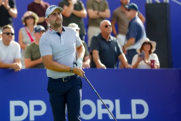 DUBAI, UNITED ARAB EMIRATES - 13.11.2025: Nicolai VON DELLINGSHAUSEN (GER) DP World Tour Championship Dubai at Jumeirah Golf Estates on November 13, 2025 in Dubai, United Arab Emirates.