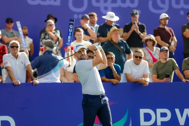 DUBAI, UNITED ARAB EMIRATES - 13.11.2025: Nicolai VON DELLINGSHAUSEN (GER) DP World Tour Championship Dubai at Jumeirah Golf Estates on November 13, 2025 in Dubai, United Arab Emirates.