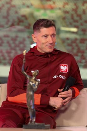POLAND AND CZECH REPUBLIC OUT !!! WARSZAWA 13.11.2025 KONFERENCJA PRASOWA PRZED 91. PLEBISCYTEM PRZEGLADU SPORTOWEGO --- press conference, PK, Pressekonferenz BEFORE POLISH SPORTS AWARDS 91. PLEBISCYT PRZEGLAD SPORTOWY IN WARSAW ROBERT LEWANDOWSKI FOT. ANNA KLEPACZKO FOTOPYK NEWSPIX.PL --- newspix.pl 