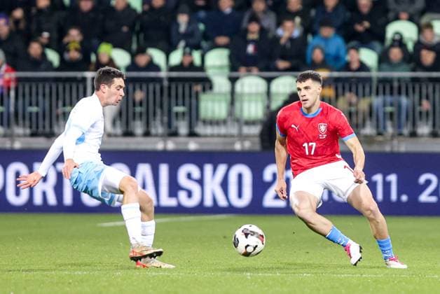 13.11.2025, Karvina Mecz towarzyski sezon 2025 26 Czechy - San Marino - International Friendly, Länderspiel, Nationalmannschaft football match Czech Republic - San Marino Nz. David Jurasek Fot. Michal Chwieduk Arena Akcji NEWSPIX.PL --- newspix.pl 