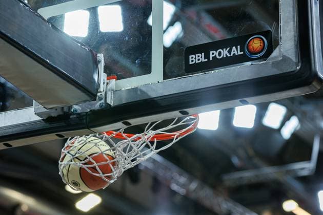 Symbol image, symbol photo, theme photo, theme picture, BBL Cup, cup, basket, basket system, cup, BMA365 Bamberg Baskets vs MLP Academics Heidelberg, basketball, BBL Cup, quarter-final, 13 11 2025 BMA365 Bamberg Baskets vs MLP Academics Heidelberg, basketball, BBL Cup, quarter-final, 13 11 2025 Bamberg Copyright: xEibner-Pressefoto G.xSantemizx EP_EER