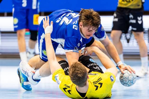 13 11 2025, GER, Handball, Men, Season 25 26, Daikin 1 Bl, 12 Matchday ThSV Eisenach TVB Stuttgart Felix Aellen ThSV Eisenach,22 99817 Eisenach Werner Assmann Halle Am Sportp Thueringen Germany