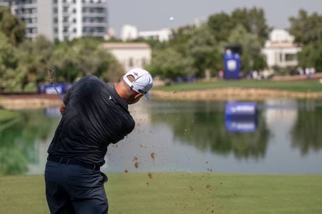 Alex Noren SWE Round 1 of the DP World Tour Championship 2025, held at the Jumeirah Golf Estate, Earth Course, Dhabi, United Arab Emerites 13 16 November 2025 Dubai United Arab Emerites DP World Tour, Dp World Tour Championship 2025, Golf x11290x  Copyright: xWilliamxBrodin TTx Abu Dhabi HSBC Championship 2025