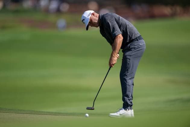 Alex Noren SWE Round 1 of the DP World Tour Championship 2025, held at the Jumeirah Golf Estate, Earth Course, Dhabi, United Arab Emerites 13 16 November 2025 Dubai United Arab Emerites DP World Tour, Dp World Tour Championship 2025, Golf x11290x  Copyright: xWilliamxBrodin TTx Abu Dhabi HSBC Championship 2025