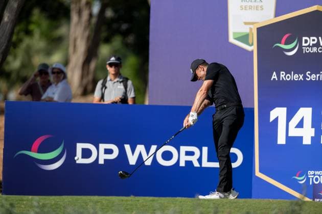 Laurie Canter ENG Round 1 of the DP World Tour Championship 2025, held at the Jumeirah Golf Estate, Earth Course, Dhabi, United Arab Emerites 13 16 November 2025 Dubai United Arab Emerites DP World Tour, Dp World Tour Championship 2025, Golf x11290x  Copyright: xWilliamxBrodin TTx Abu Dhabi HSBC Championship 2025