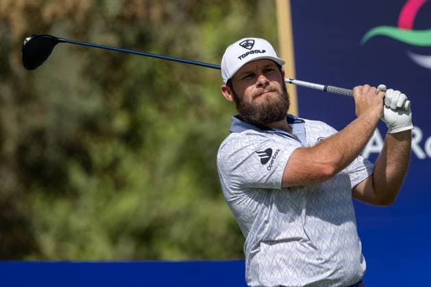 Tyrrell Hatton ENG Round 1 of the DP World Tour Championship 2025, held at the Jumeirah Golf Estate, Earth Course, Dhabi, United Arab Emerites 13 16 November 2025 Dubai United Arab Emerites DP World Tour, Dp World Tour Championship 2025, Golf x11290x  Copyright: xWilliamxBrodin TTx Abu Dhabi HSBC Championship 2025