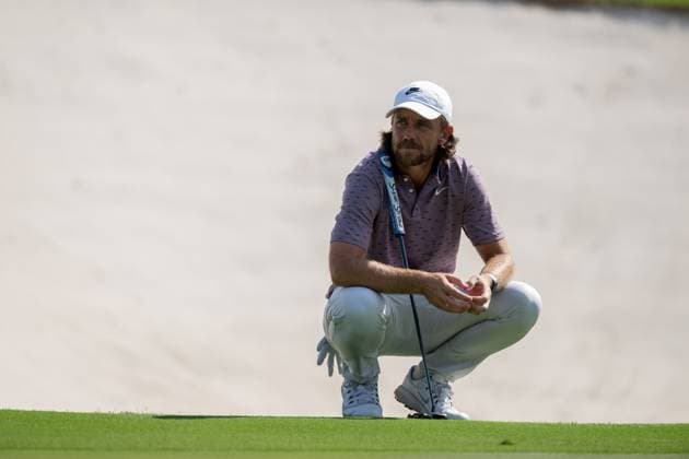Tommy Fleetwood ENG Round 1 of the DP World Tour Championship 2025, held at the Jumeirah Golf Estate, Earth Course, Dhabi, United Arab Emerites 13 16 November 2025 Dubai United Arab Emerites DP World Tour, Dp World Tour Championship 2025, Golf x11290x  Copyright: xWilliamxBrodin TTx Abu Dhabi HSBC Championship 2025