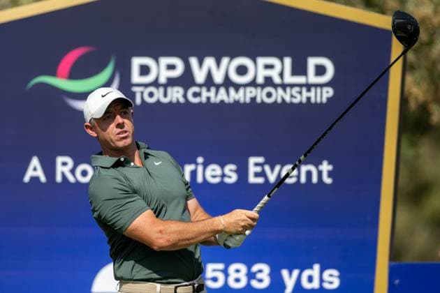 Rory Mcilroy NIR Round 1 of the DP World Tour Championship 2025, held at the Jumeirah Golf Estate, Earth Course, Dhabi, United Arab Emerites 13 16 November 2025 Dubai United Arab Emerites DP World Tour, Dp World Tour Championship 2025, Golf x11290x  Copyright: xWilliamxBrodin TTx Abu Dhabi HSBC Championship 2025