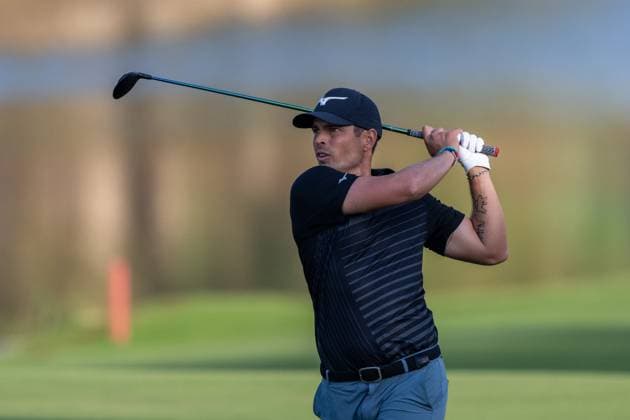 Adrien Saddier FRA Round 1 of the DP World Tour Championship 2025, held at the Jumeirah Golf Estate, Earth Course, Dhabi, United Arab Emerites 13 16 November 2025 Dubai United Arab Emerites DP World Tour, Dp World Tour Championship 2025, Golf x11290x  Copyright: xWilliamxBrodin TTx Abu Dhabi HSBC Championship 2025