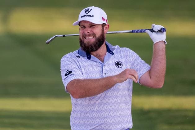 Tyrrell Hatton ENG Round 1 of the DP World Tour Championship 2025, held at the Jumeirah Golf Estate, Earth Course, Dhabi, United Arab Emerites 13 16 November 2025 Dubai United Arab Emerites DP World Tour, Dp World Tour Championship 2025, Golf x11290x  Copyright: xWilliamxBrodin TTx Abu Dhabi HSBC Championship 2025