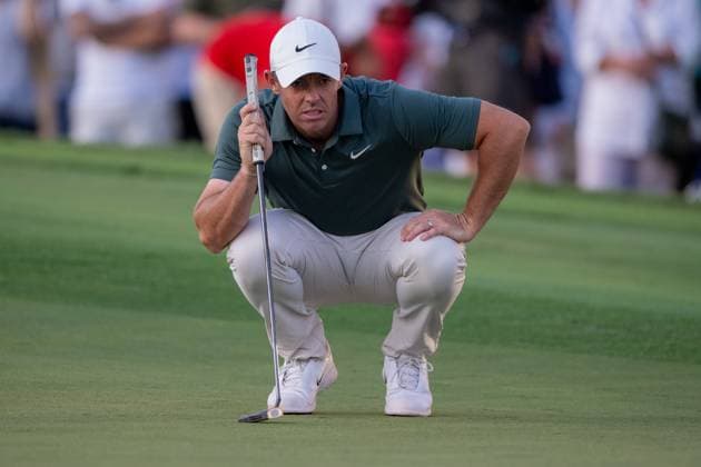 Rory Mcilroy NIR Round 1 of the DP World Tour Championship 2025, held at the Jumeirah Golf Estate, Earth Course, Dhabi, United Arab Emerites 13 16 November 2025 Dubai United Arab Emerites DP World Tour, Dp World Tour Championship 2025, Golf x11290x  Copyright: xWilliamxBrodin TTx Abu Dhabi HSBC Championship 2025