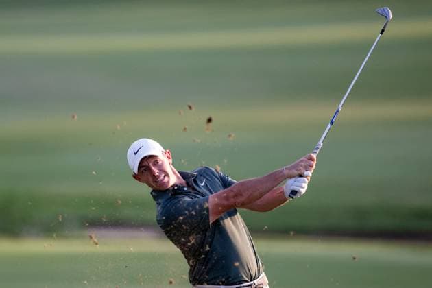 Rory Mcilroy NIR Round 1 of the DP World Tour Championship 2025, held at the Jumeirah Golf Estate, Earth Course, Dhabi, United Arab Emerites 13 16 November 2025 Dubai United Arab Emerites DP World Tour, Dp World Tour Championship 2025, Golf x11290x  Copyright: xWilliamxBrodin TTx Abu Dhabi HSBC Championship 2025