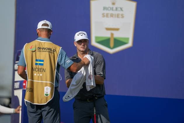 Alex Noren SWE Round 1 of the DP World Tour Championship 2025, held at the Jumeirah Golf Estate, Earth Course, Dhabi, United Arab Emerites 13 16 November 2025 Dubai United Arab Emerites DP World Tour, Dp World Tour Championship 2025, Golf x11290x  Copyright: xWilliamxBrodin TTx Abu Dhabi HSBC Championship 2025