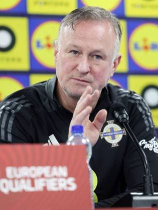 Northern Ireland Training Thursday, Kosicka Futbalova Arena, Kosice, Slovakia 13 11 2025 Manager Michael O™Neill Michael O™Neill 7 11 2025  Copyright: x INPHO JonathanxPorterx 131125JP1NorthernIreland064