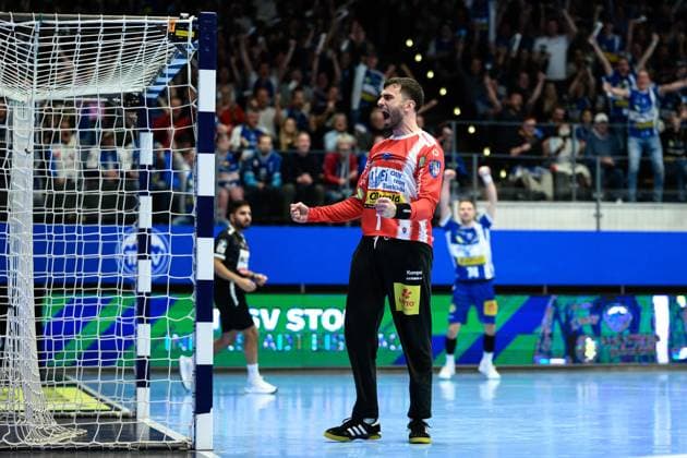 Matija, Spikic TW, ThSV Eisenach, 1 GER, Thuringia, ThSV Eisenach v TVB Stuttgart, 1 Daikin Handballbundesliga, Handball, Matchday 12, Season 2025 2026, 13 11 2025 GER, Thuringia, ThSV Eisenach v TVB Stuttgart, 1 Daikin Handballbundesliga, Handball, Matchday 12, Season 2025 2026, 13 11 2025 Eisenach Copyright: xEibner-Pressefoto MartinxHerbstx EP_MHT