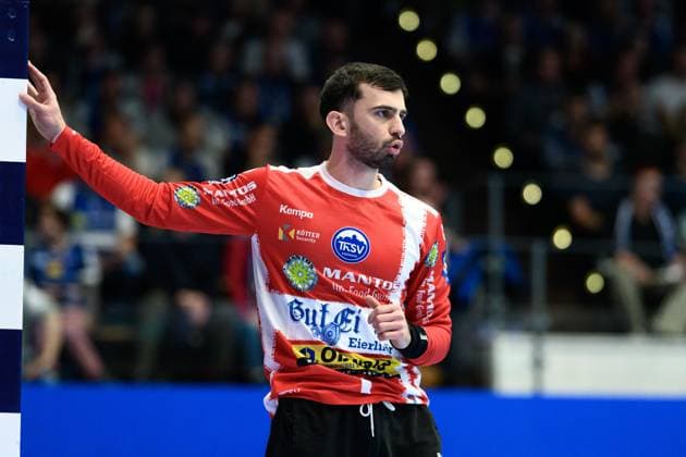 Matija, Spikic TW, ThSV Eisenach, 1 GER, Thuringia, ThSV Eisenach v TVB Stuttgart, 1 Daikin Handballbundesliga, Handball, Matchday 12, Season 2025 2026, 13 11 2025 GER, Thuringia, ThSV Eisenach v TVB Stuttgart, 1 Daikin Handballbundesliga, Handball, Matchday 12, Season 2025 2026, 13 11 2025 Eisenach Copyright: xEibner-Pressefoto MartinxHerbstx EP_MHT