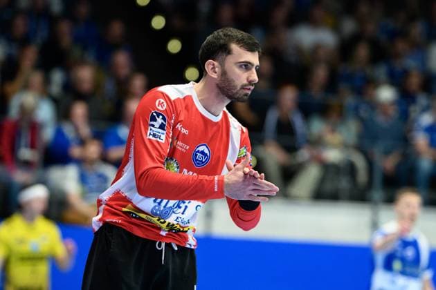 Matija, Spikic TW, ThSV Eisenach, 1 GER, Thuringia, ThSV Eisenach v TVB Stuttgart, 1 Daikin Handballbundesliga, Handball, Matchday 12, Season 2025 2026, 13 11 2025 GER, Thuringia, ThSV Eisenach v TVB Stuttgart, 1 Daikin Handballbundesliga, Handball, Matchday 12, Season 2025 2026, 13 11 2025 Eisenach Copyright: xEibner-Pressefoto MartinxHerbstx EP_MHT
