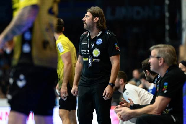 Sebastian, Hinze Coach, ThSV Eisenach GER, Thuringia, ThSV Eisenach vs TVB Stuttgart, 1 Daikin Handballbundesliga, Handball, Matchday 12, Season 2025 2026, 13 11 2025 GER, Thuringia, ThSV Eisenach vs TVB Stuttgart, 1 Daikin Handballbundesliga, Handball, Matchday 12, Season 2025 2026, 13 11 2025 Eisenach Copyright: xEibner-Pressefoto MartinxHerbstx EP_MHT