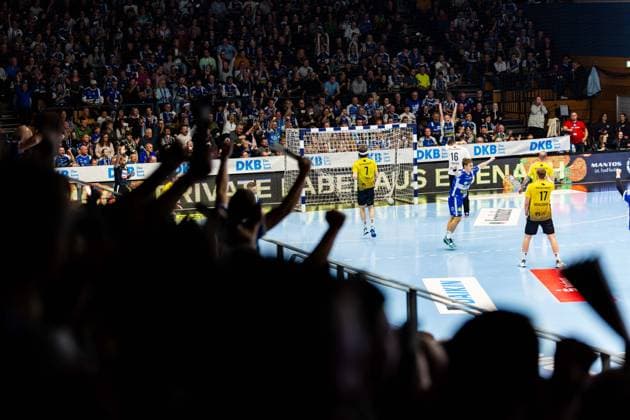 13 11 2025, GER, Handball, Men, Season 25 26, Daikin 1 Bl, 12 Matchday ThSV Eisenach TVB Stuttgart Felix Aellen ThSV Eisenach,22 99817 Eisenach Werner Assmann Halle Am Sportp Thueringen Germany