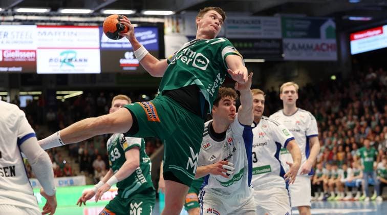 BAU 13 11 2025 Göppingen Handball Frisch Auf Göppingen vs HSV Hamburg, Oskar Sunnefeldt Göppingen