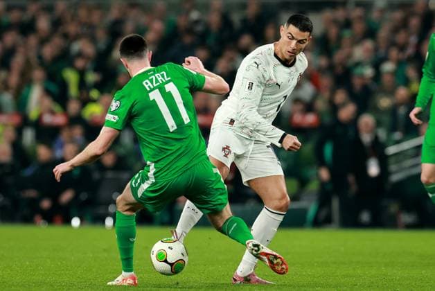 Football, World Cup Qualifier, Ireland - Portugal