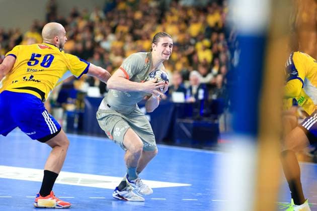 2025.11.13 Kielce Pilka reczna , Liga Mistrzow EHF , sezon 2025 26 Industria Kielce - Aalborg Handbold N z Artsem Karalek Foto Tomasz Fafara PressFocus 2025.11.13 Kielce Handball , EHF Champions League , 2025 2026 season Industria Kielce - Aalborg Handbold Artsem Karalek Credit: Tomasz Fafara PressFocus NEWSPIX.PL --- newspix.pl 