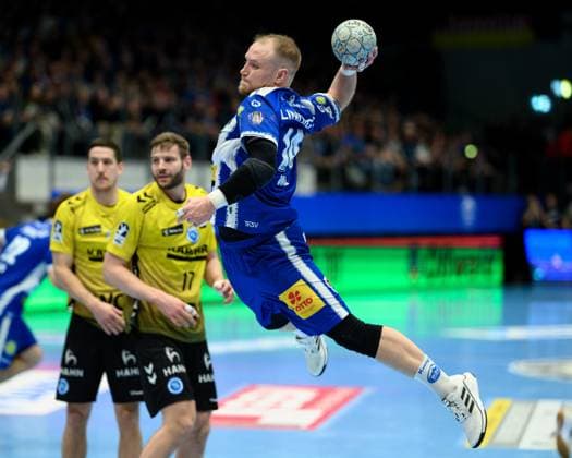Peter, Walz Kreislaeufer, ThSV Eisenach, 14 GER, Thuringia, ThSV Eisenach v TVB Stuttgart, 1 Daikin Handballbundesliga, Handball, Matchday 12, Season 2025 2026, 13 11 2025 GER, Thuringia, ThSV Eisenach v TVB Stuttgart, 1 Daikin Handballbundesliga, Handball, Matchday 12, Season 2025 2026, 13 11 2025 Eisenach Copyright: xEibner-Pressefoto MartinxHerbstx EP_MHT
