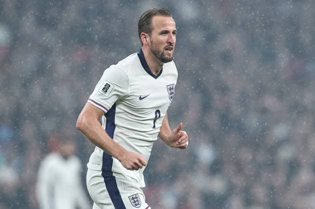 FIFA World Cup, WM, Weltmeisterschaft, Fussball Qualifiers round 9 England v Serbia Harry Kane of England during the FIFA World Cup Qualifiers round 9 match England vs Serbia at Wembley Stadium, London, United Kingdom, 13th November 2025 (Photo by Alfie Cosgrove News Images) London Wembley Stadium Greater London United Kingdom Copyright: xAlfiexCosgrove NewsxImagesx