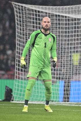 LONDON, ENGLAND - NOVEMBER 13: Predrag Rajkovic of national team, Nationalteam of Serbia during the FIFA World Cup, WM, Weltmeisterschaft, Fussball 2026 qualifier match between England and Serbia at Wembley Stadium on November 13, 2025 in London, England. Photo Sebastian Frej England v Serbia - FIFA World Cup 2026 Qualifier Copyright: xSebastianxFrejx